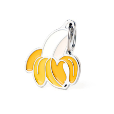 Banana Dog Custom Pet ID Tag