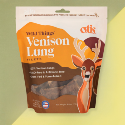 Wild Things Venison Lung Filets Dog Treat