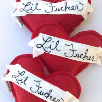 Lil’ F****** Heart Cat Toy (Made in the USA)