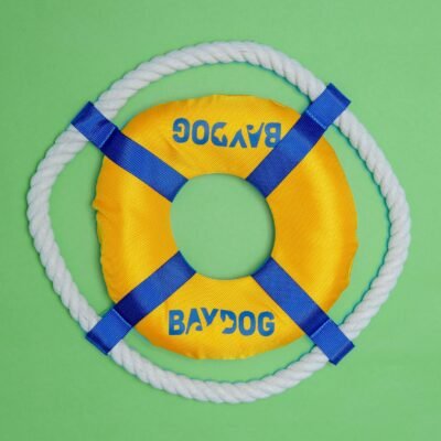 Floating Fetch Ring Dog Rope Toy