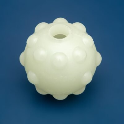 Jolly Jumper Glow in the Dark Rubber Dog Ball (Made in the USA)