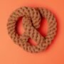 Handmade Pretzel Rope Dog Toy