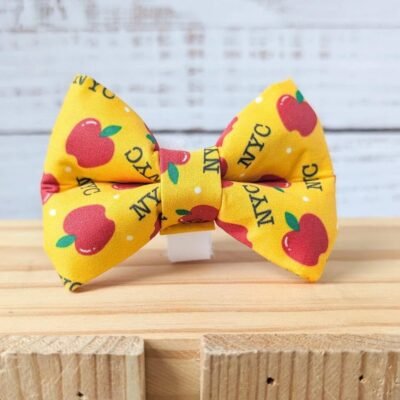 Big Apple NYC Dog Bow Tie (Made in the USA)