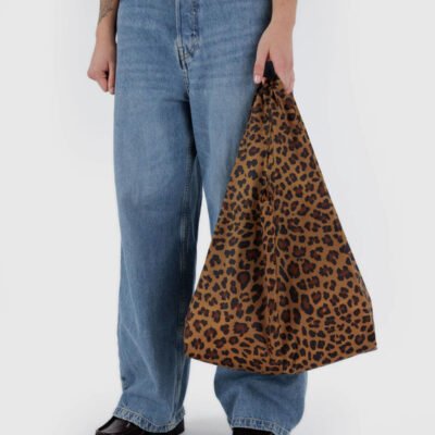 Standard Baggu Reusable Bag in Leopard